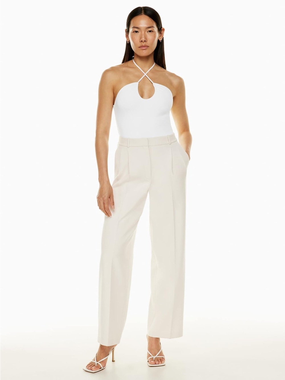 Aritzia Babaton Contour criss Cross Bodysuit